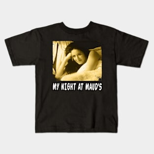 Jean-Louis Trintignant and Maud Iconic Characters on Your Shirt Kids T-Shirt